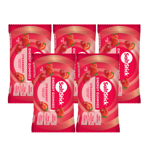 SaltStick - Energy Gummies - Strawberry - Aid Station