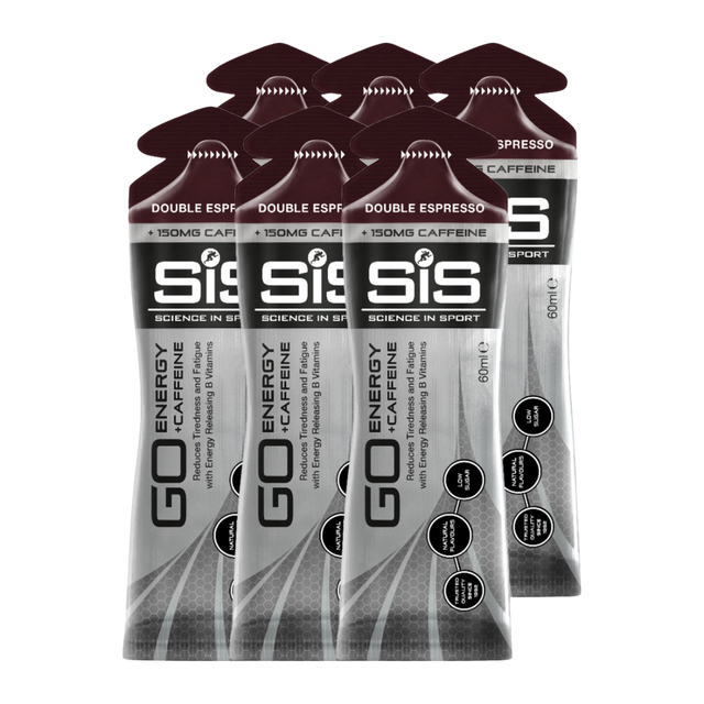 Science In Sport (SIS) - Go Energy + Caffeine Gels - Double Espresso