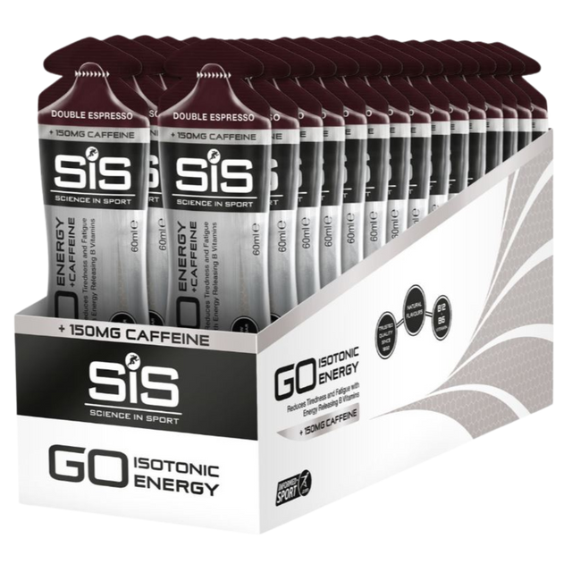 Science In Sport (SIS) - Go Energy + Caffeine Gels - Double Espresso