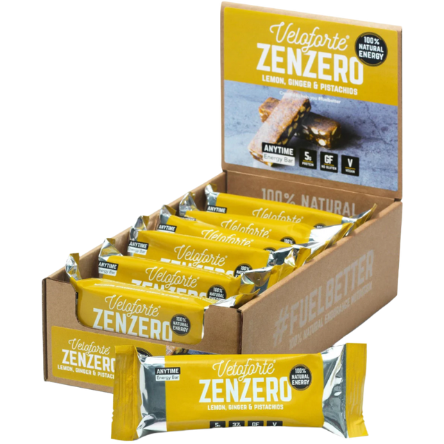 Veloforte - Energy Bar - Zenzero (Lemon & Ginger) - Box of 24