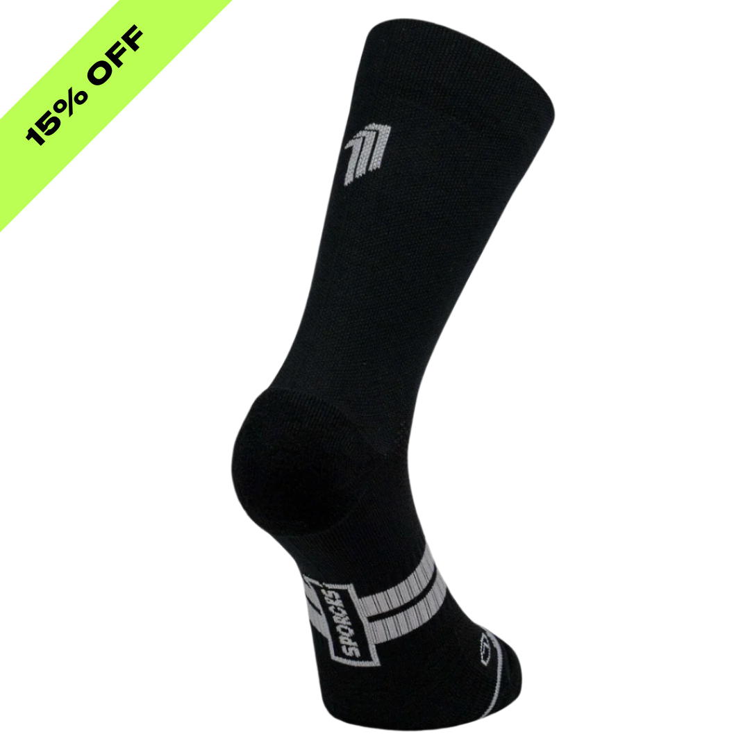 Sporcks - Seven Mile Running Sock - Black