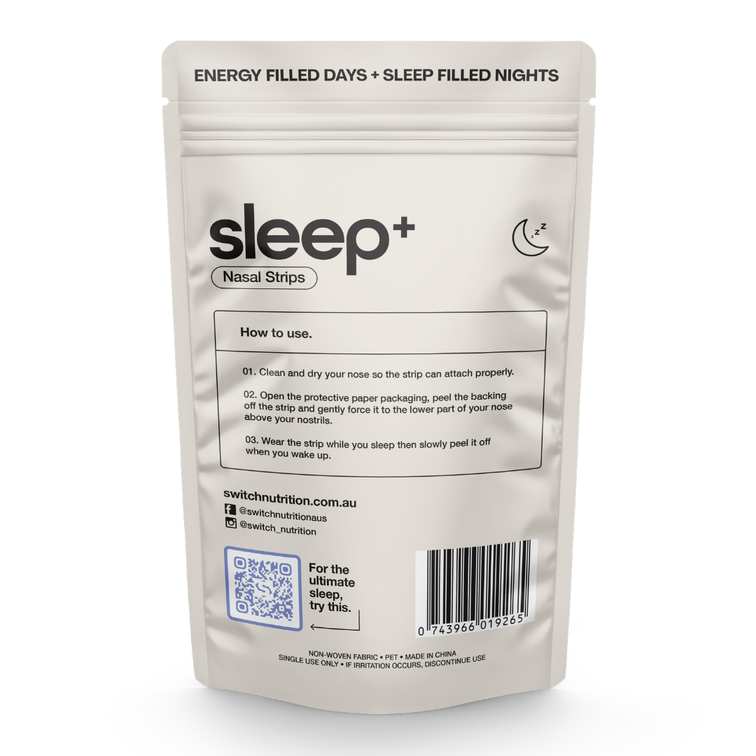 Switch Nutrition Nasal Strips For Sleep Performance | Aid Station
