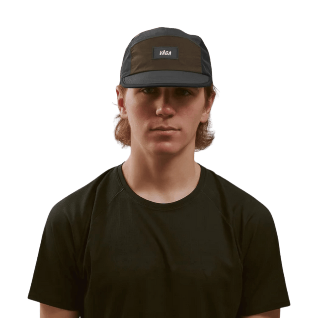 VÅGA - Pacer Cap - Charcoal/Black/Brown - Aid Station