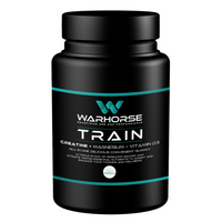 Warhorse Train Gummies featuring creatine, magnesium and vitamin D3.
