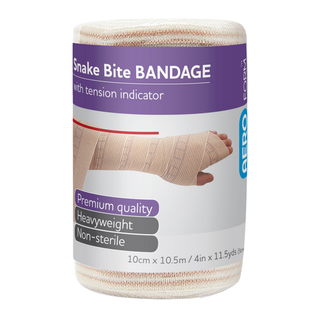Aero Healthcare - AEROFORM Snake Bite Bandage with Indicator - 10cm x 10.5m Wrap