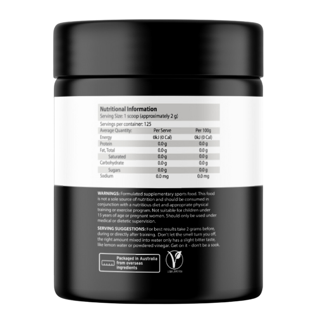 ATP Science - Acetyl L-Carnitine - 250g - Back