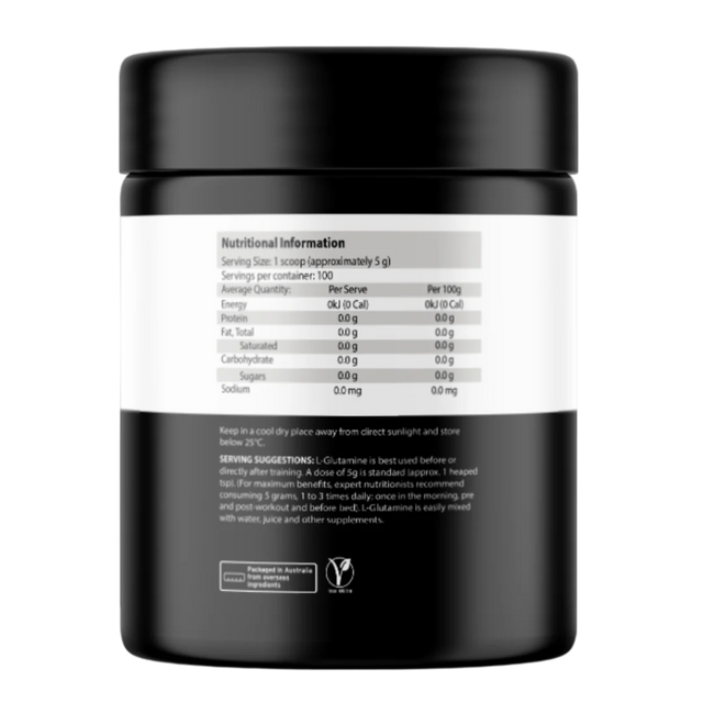 ATP Science - L-Glutamine 500g - Back