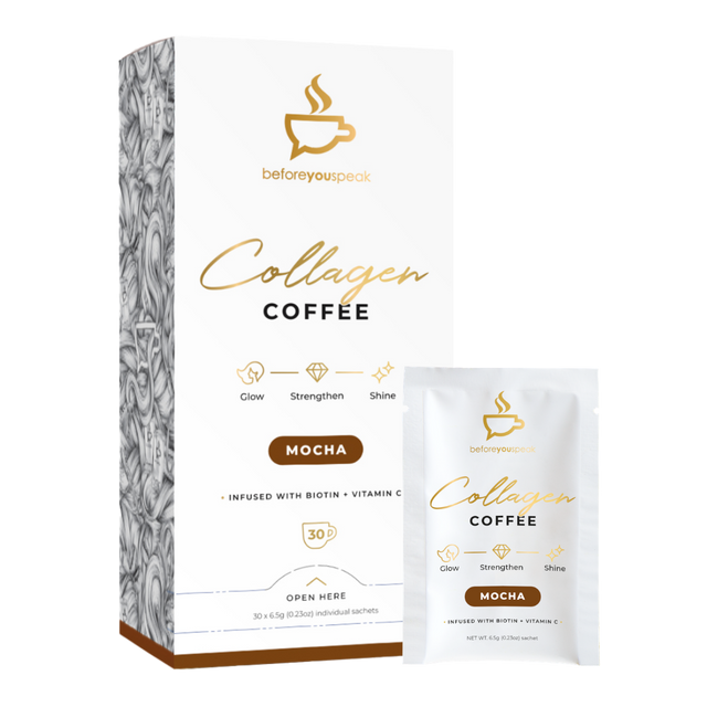 beforeyouspeak - Collagen Coffee - Mocha (Box of 30)