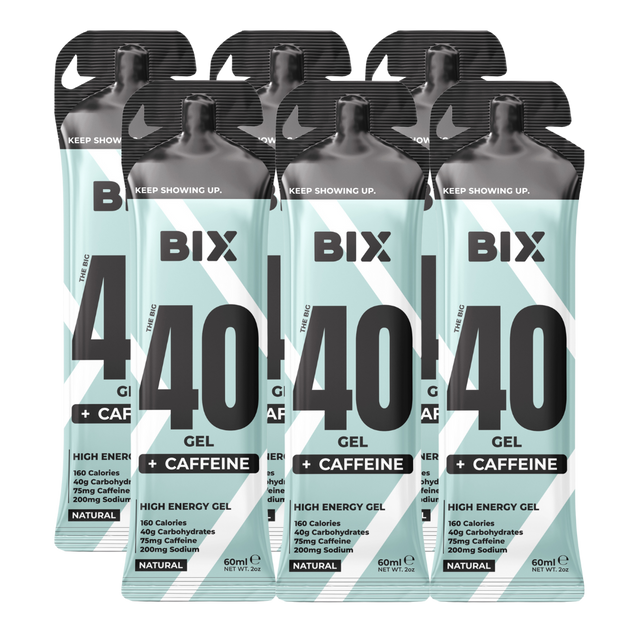 Bix Hydration - High Energy Gel - Original (Natural) (with caffeine) - Pack of 6