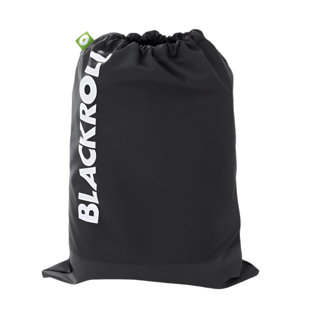 Bag for BlackRoll's black compression boots