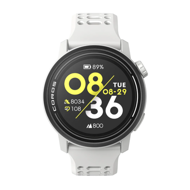 COROS - Pace 3 GPS Sport Watch - White Silicone - Face