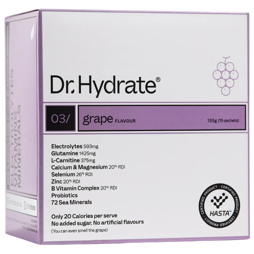 Dr. Hydrate - All-In-One Drink Sachet Box - Grape (135g)