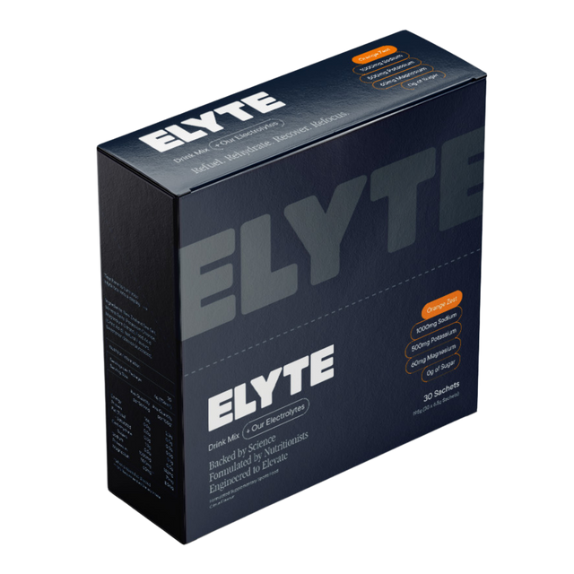 Elyte - Hydration Powder Sachets - Orange (Angle)