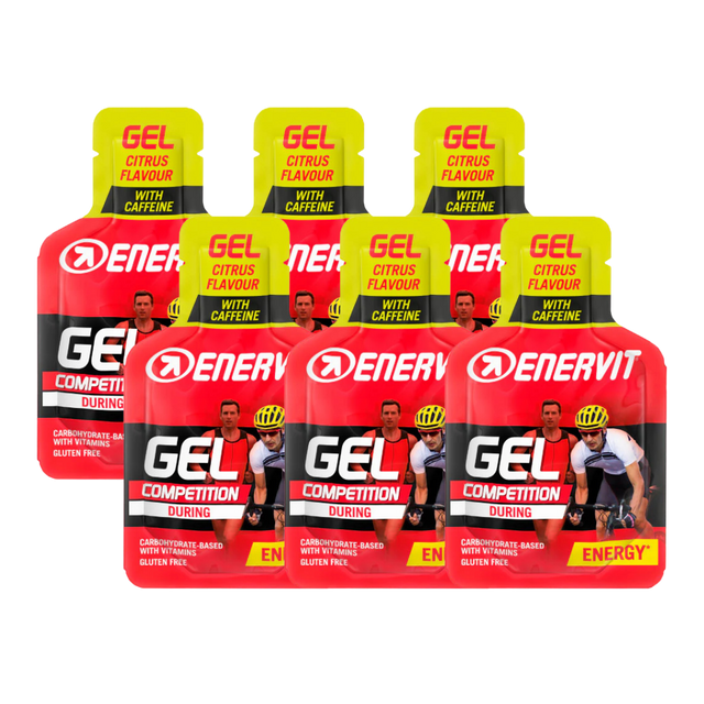 Enervit - Energy Gel - Citrus (with caffeine) (6 Pack)