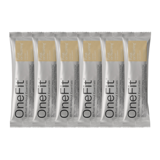 First. or Nothing - OneFit Collagen Protein Sachet - Vanilla Ice cream (Pack of 6)