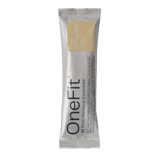 First. or Nothing - OneFit Collagen Protein Sachet - Vanilla Ice cream (Single)