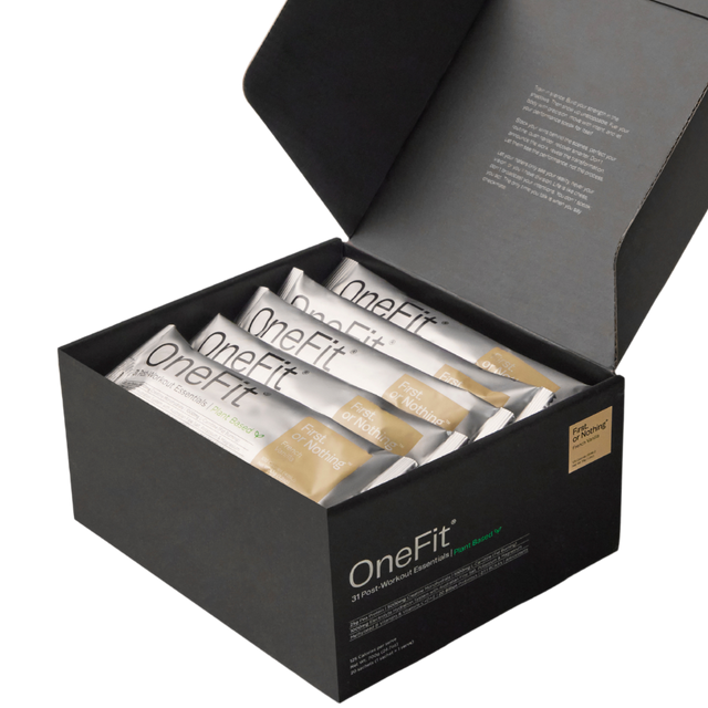 First. or Nothing - OneFit Plant Protein Sachet - French Vanilla (Box)