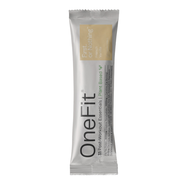 First. or Nothing - OneFit Plant Protein Sachet - French Vanilla (Single)