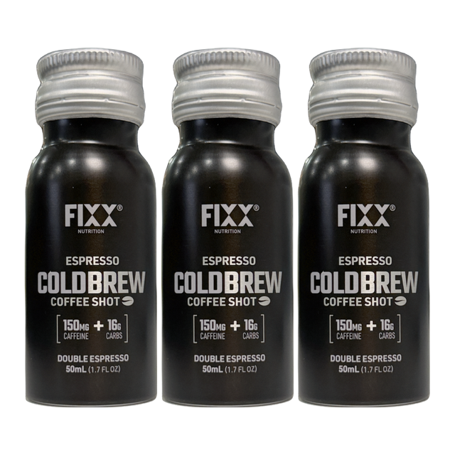 Fixx Nutrition - Coldbrew Coffee Shot - Espresso (3 Pack)