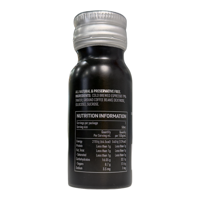 Fixx Nutrition - Coldbrew Coffee Shot 50ml - Espresso