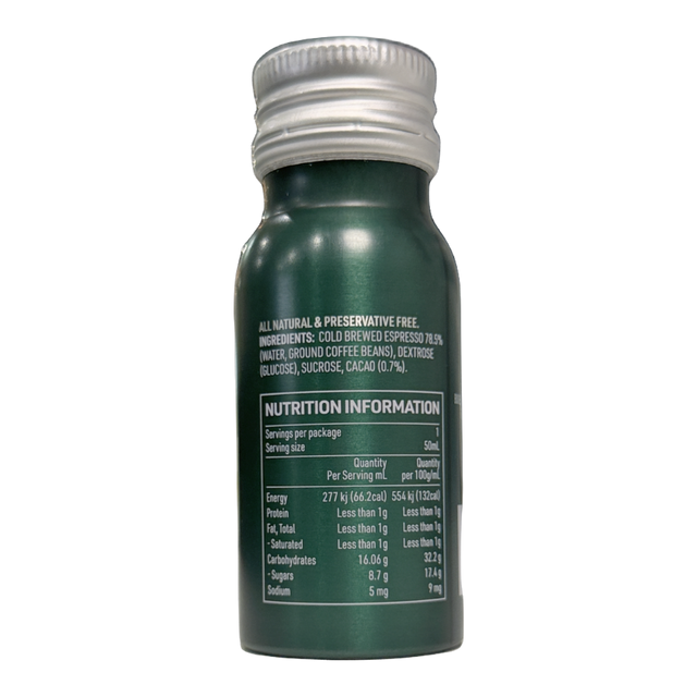 Fixx Nutrition - Coldbrew Coffee Shot - Mocha (Info)