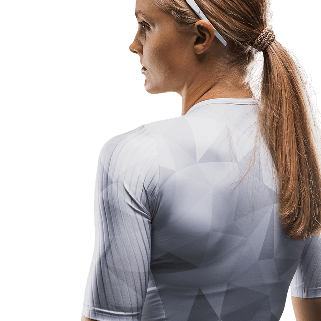 FUSION - Tempo! ONE Women's Tri Suit - White/Grey - Aid Station