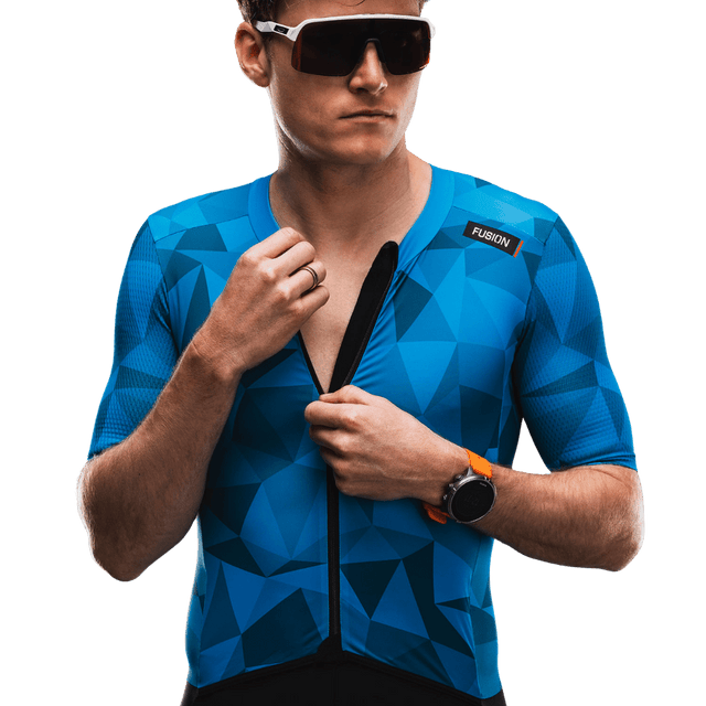 FUSION - Tempo! TWO Unisex Tri Suit - Ocean - Aid Station
