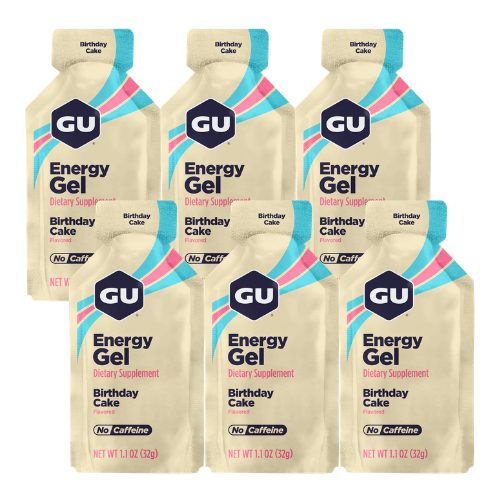 GU Energy - Energy Gels - Birthday Cake (6 Pack)