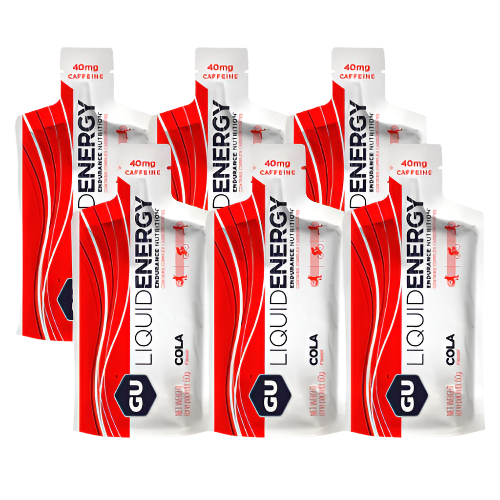 GU Energy - Liquid Energy Gel - Cola (with caffeine) - 6 Pack