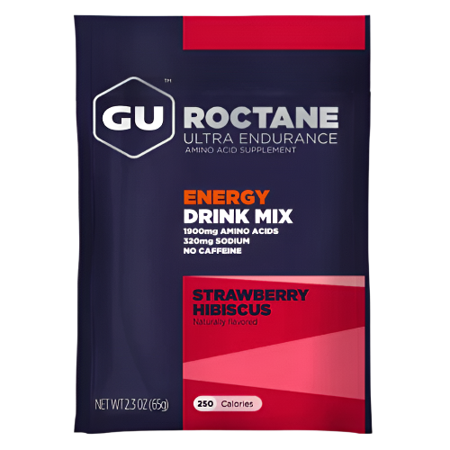 GU Energy - Roctane Energy Drink Mix Sachet - Strawberry Hibiscus (with caffeine)