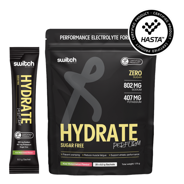 Switch Nutrition - Hydrate Perform Sugar Free - Lemon Lime (20 Serves)