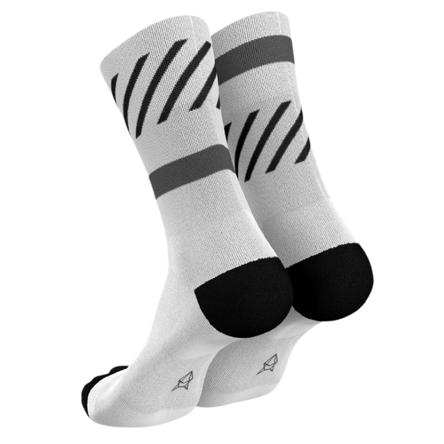 Incylence - Running Disrupts Long Sock - White (Back)