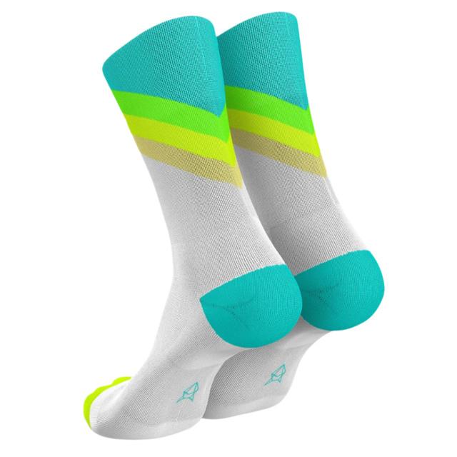 Incylence - Running Grades Long Sock - Blue Canary - Back