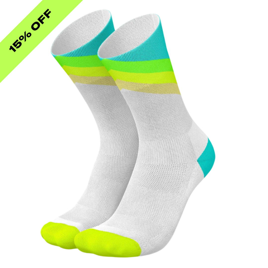 Incylence - Running Grades Long Sock - Blue Canary