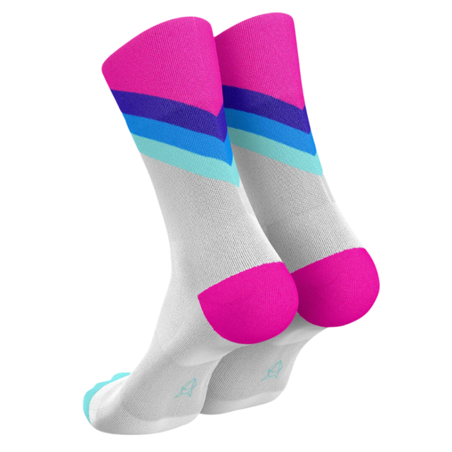 Incylence - Running Grades Long Sock - Blue Pink - 2