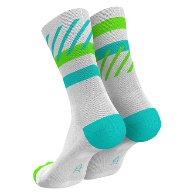 Incylence - Running Disrupts Long Sock - Green Cyan (back)