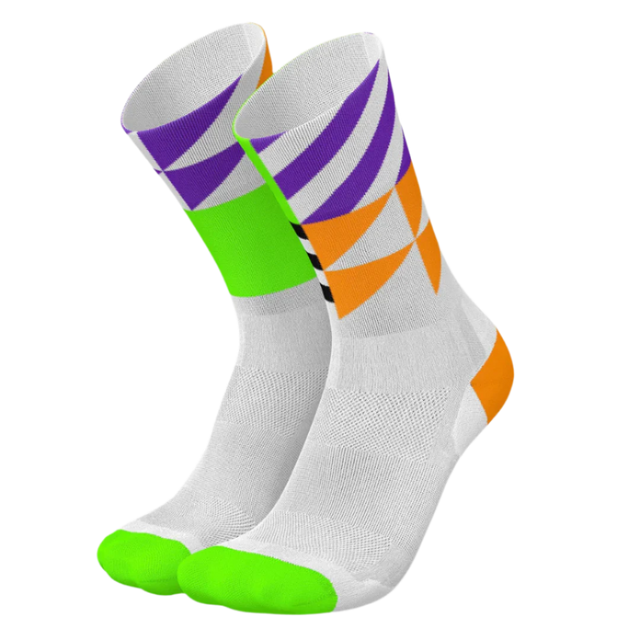 Incylence - Ultralight Elements Long Sock - Orange Green