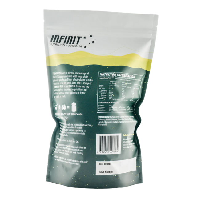 Infinit Nutrition - Tempo Run - Lemon Lime - Back