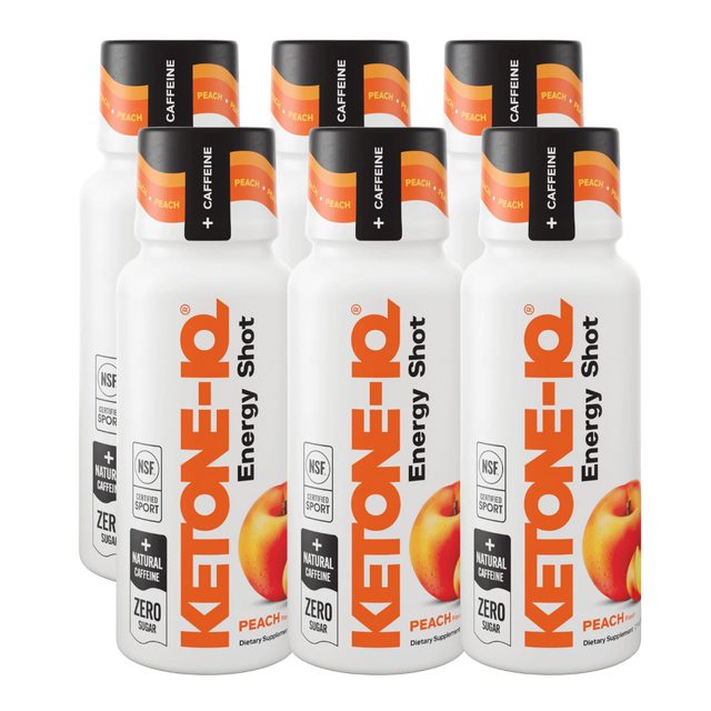 Ketone-IQ - Caffeine Shot - Peach