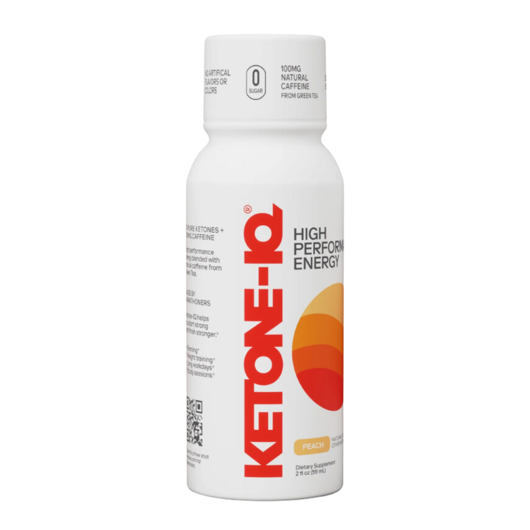 Ketone-IQ - +Caffeine Shot - Peach