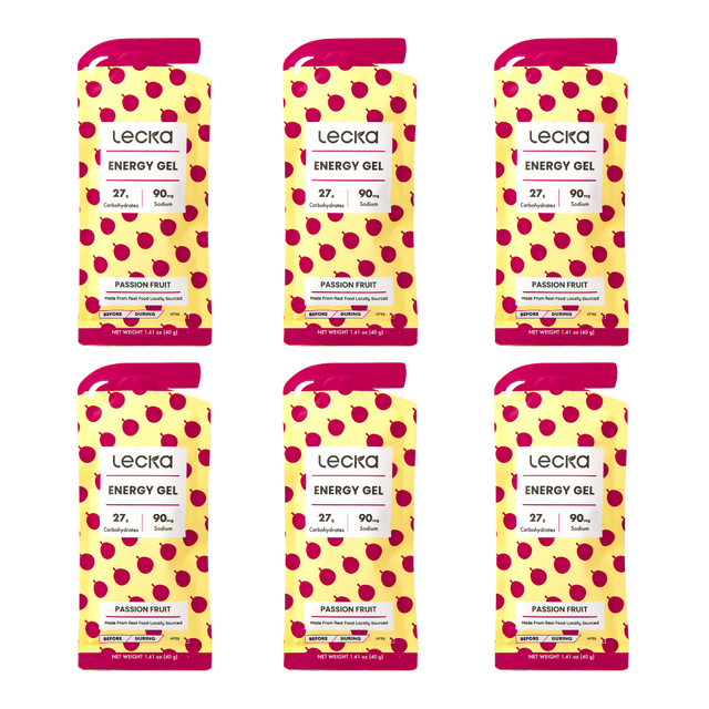 Lecka - Energy Gel - Passion Fruit (Pack of 6)