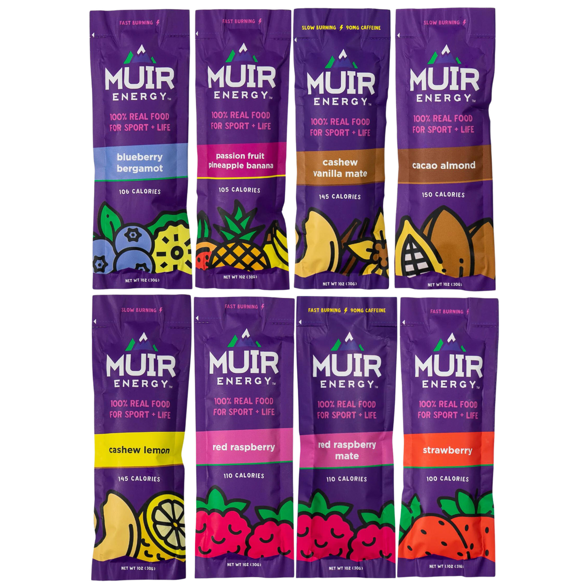 Muir Energy - Energy Gels Discovery Bundle - 8 Pack