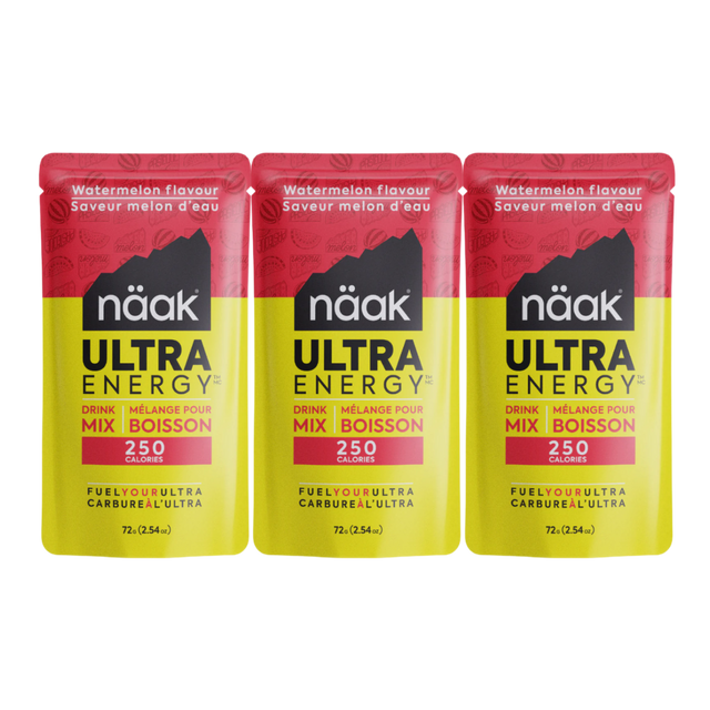 Näak - Ultra Energy Drink Mix Sachet - Watermelon (72g) (Pack of 3)
