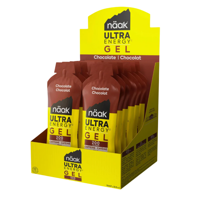 Näak - Ultra Energy Gels - Chocolate (with caffeine) - Box of 12