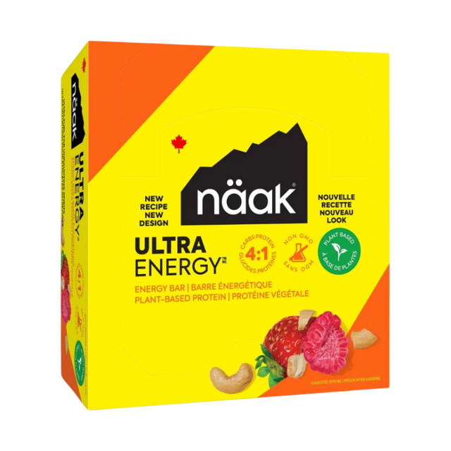 Naak - Ultra Energy Bar - Berries & Nuts - Box of 12