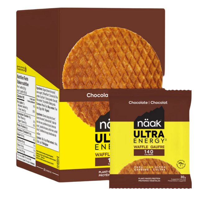 Naak - Ultra Energy Waffle - Chocolate - Box of 12