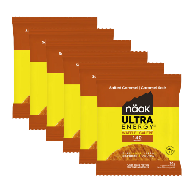 Naak - Ultra Energy Waffle - Salted Caramel - 6 Pack