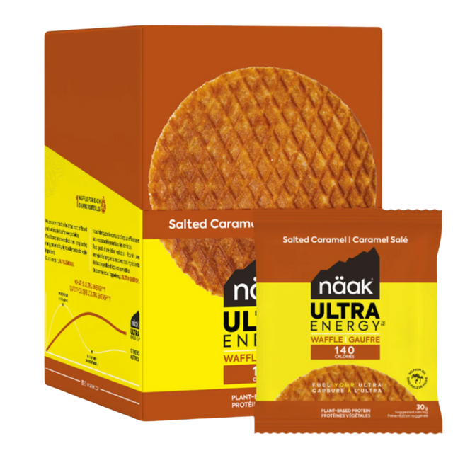 Naak - Ultra Energy Waffle - Salted Caramel - Box of 12