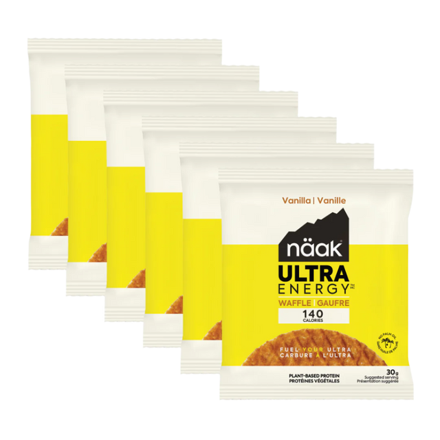 Naak - Ultra Energy Waffle - Vanilla - 6 Pack