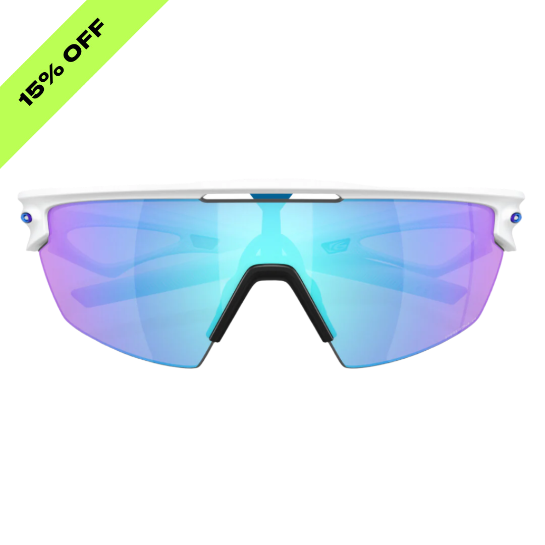 Oakley - Sphaera - Matte White (Prizm Sapphire Polarized)